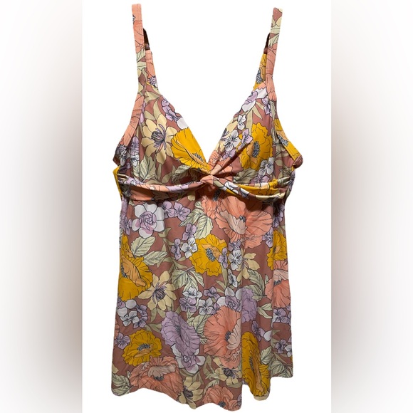 Cupshe Floral Swim Dress - Picture 5 of 9
